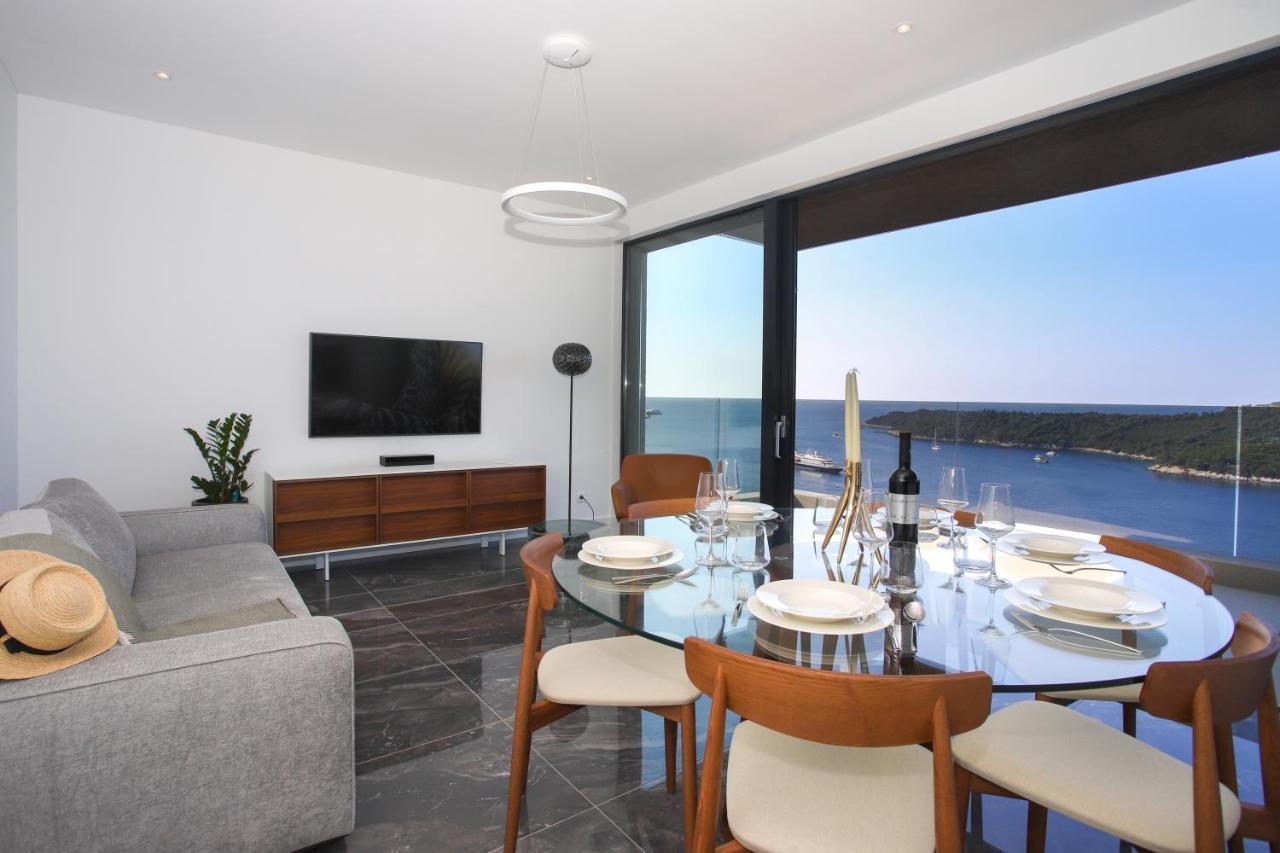 New&Luxury Apartment With An Outstanding View - Bombii Blue Dubrovnik Ngoại thất bức ảnh